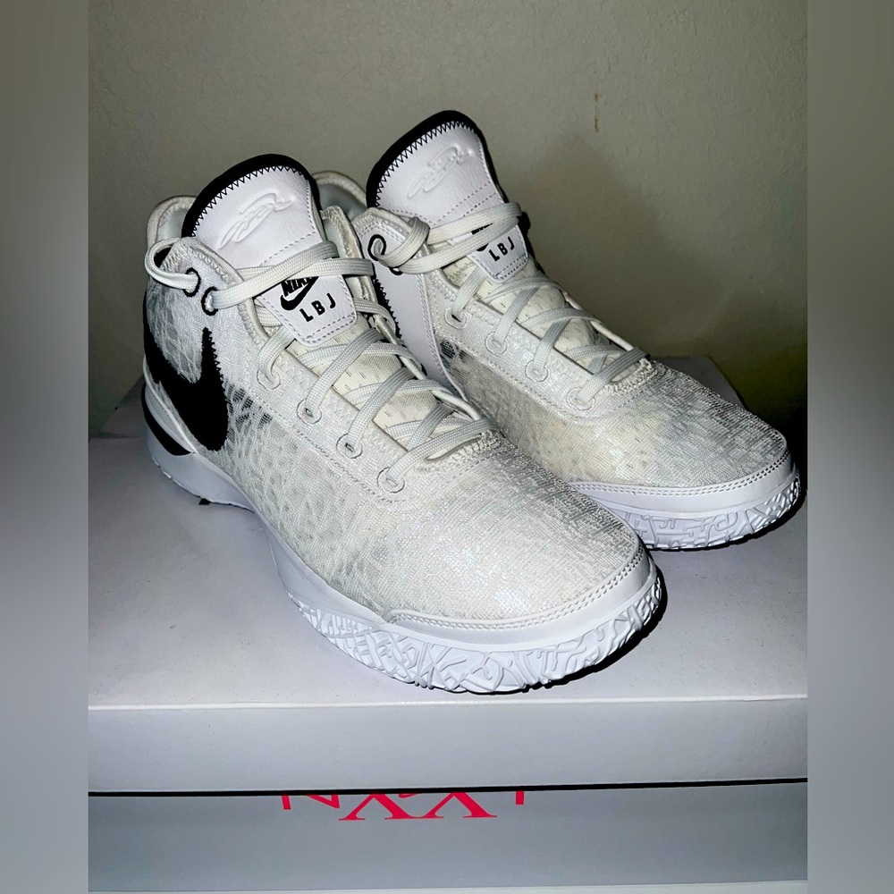 Men's Nike Zoom LeBron NXXT Gen TB Basketball Shoes White FN7092-100 Size 11M